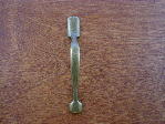 antique brass neo classico simple lines pitcher door pull (md) craftsmanhardware ch640109